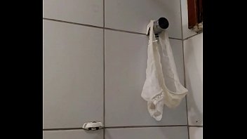 banheiro usada calcinha no Cfnm dirty slut cum