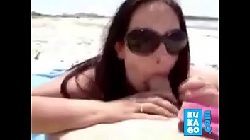 public beach handjob Big tits creampie movies