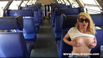kissing bus in public boobs Twink in train jerk off gay video
