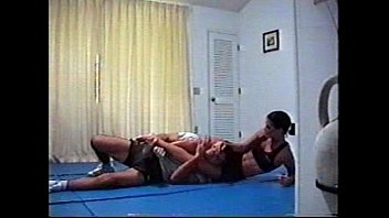 clash wrestling mixed competitive 2 big tit babes suck dick